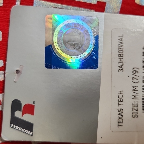 Texas Tech Womens Shirt longsleeve tshirt size M 7-9 NEW Russell shirt top - Picture 4 of 13